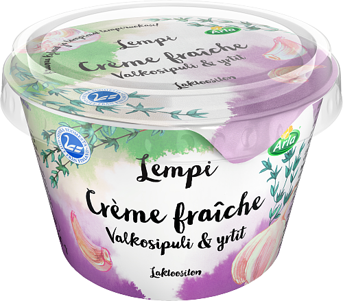 Arla® Lempi Crème fraÎche Valkosipuli-yrtit laktoositon 200 g