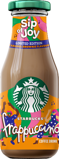 Frappuccino LTO Sip of Joy Caramel Brownie