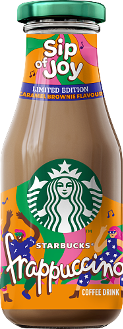 Frappuccino LTO Sip of Joy Caramel Brownie