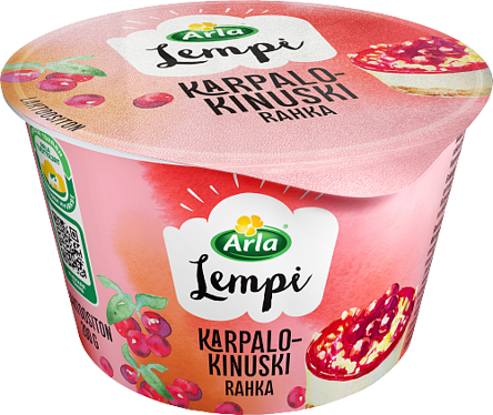 Rahka karpalo-kinuski laktoositon