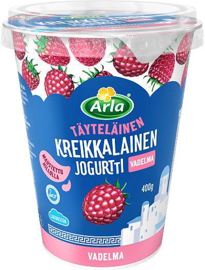 Kreikkalainen jogurtti Vadelma laktoositon