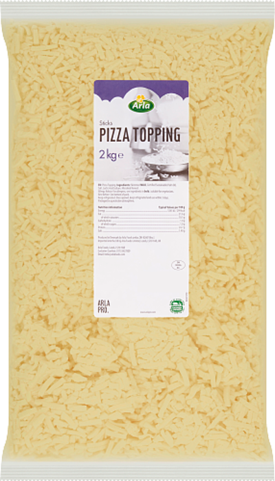 Arla Pro Pizzatopping raaste 21 % 2 kg