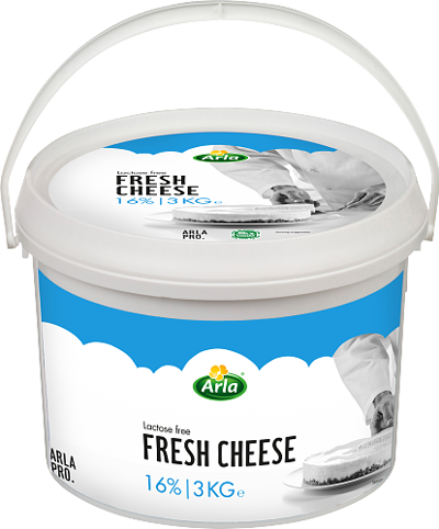 Arla Pro Tuorejuusto maustamaton, laktoositon 3 kg