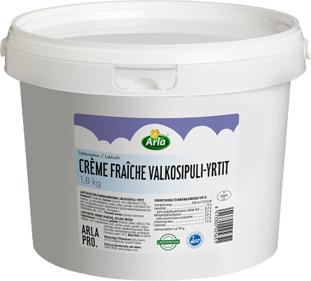 Arla Pro Crème Fraîche valkosipuli-yrtit laktoositon 1,8kg