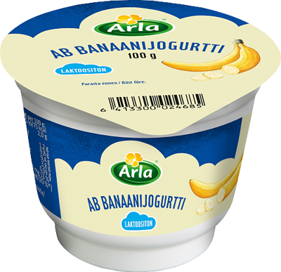 Laktoositon AB Banaanijogurtti