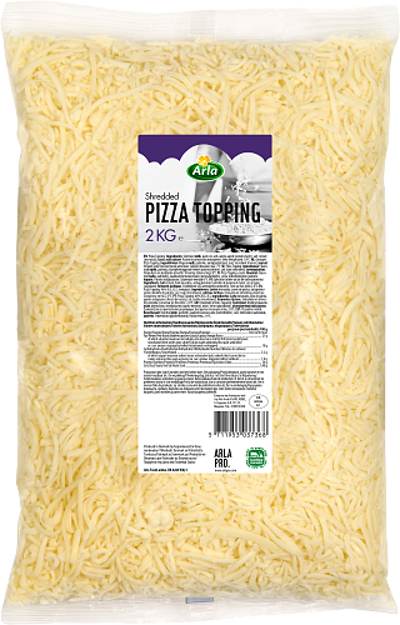 Arla Professional Pizzatopping raaste 21 % 2 kg