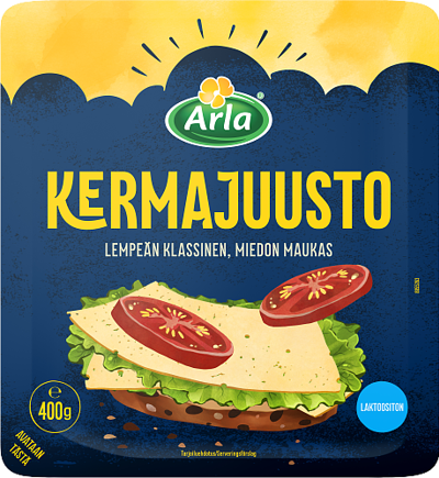 Loputon Kermajuusto 26% viipale