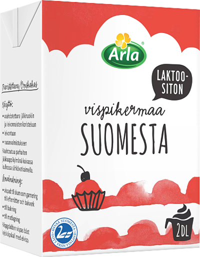 Laktoositonta Vispikermaa Suomesta (UHT)
