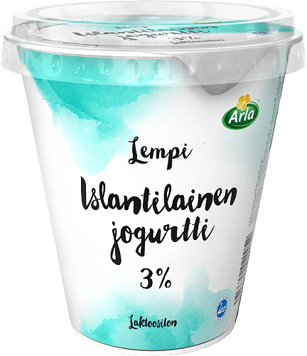 Arla® Lempi Islantilainen jogurtti 3%, laktoositon 300 g