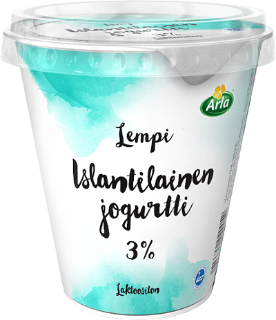 Islantilainen jogurtti 3%, laktoositon