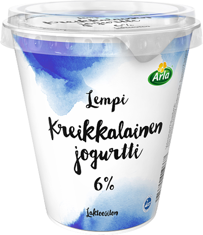 Kreikkalainen jogurtti 6 %, laktoositon