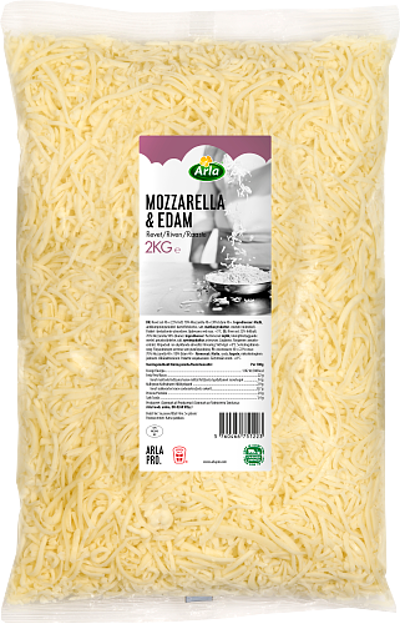 Arla Pro Mozzarella-Edam raaste 22% 2 kg