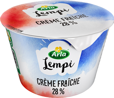 Crème fraÎche 28 % laktoositon