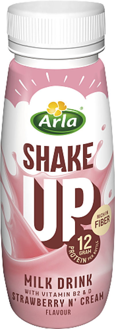 Shake Up Strawberry & Cream laktoositon