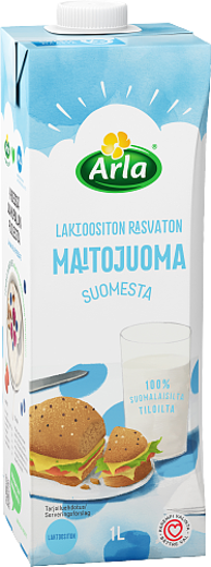Laktoositon ja rasvaton maitojuoma (UHT)