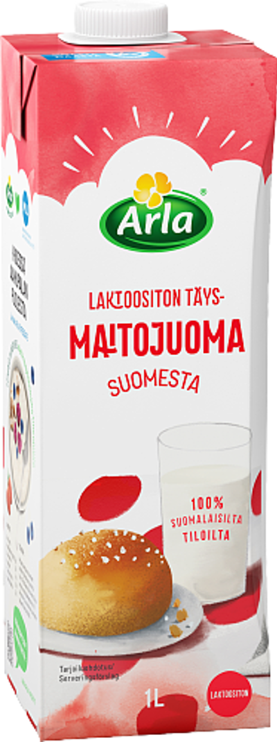 Laktoositon Täysmaitojuoma UHT