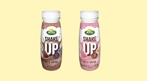 Uudet Arla Shake Up tuotteet