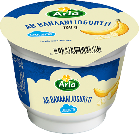 AB-Banaanijogurtti laktoositon
