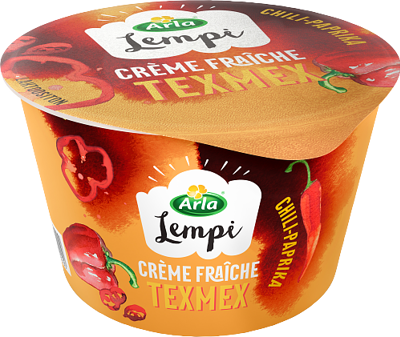Texmex creme fraiche chili-paprika laktoositon