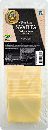 Arla Munkens Svarta -kermajuustoviipaleet 750g