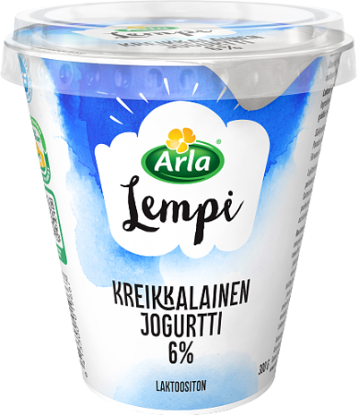 Kreikkalainen jogurtti 6 %, laktoositon
