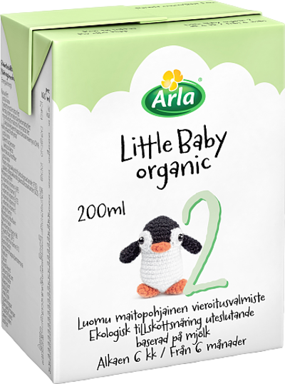 Little Baby&Me Organic 2 Luomu maitopohjainen vieroitusvalmiste UHT