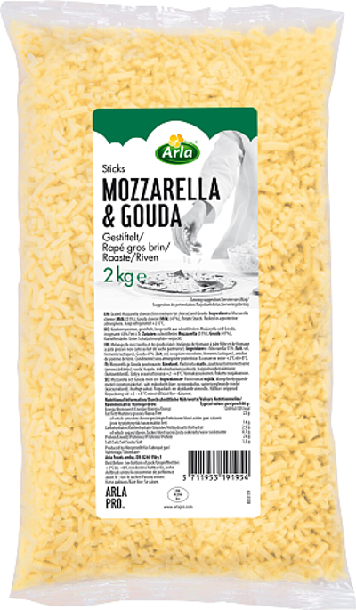 Arla Pro Mozzarella-Gouda juustoraaste 2kg