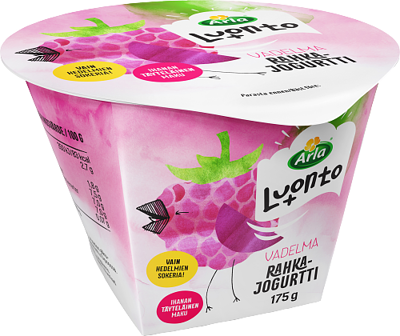 Vadelmarahkajogurtti laktoositon