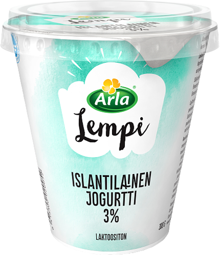 Islantilainen jogurtti 3%, laktoositon