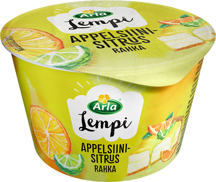 Rahka appelsiini-sitrus laktoositon
