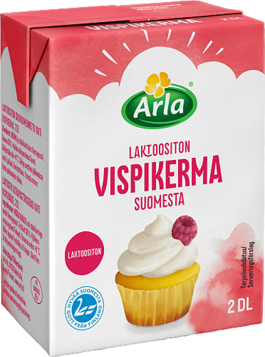 Laktoositonta Vispikermaa Suomesta (UHT)