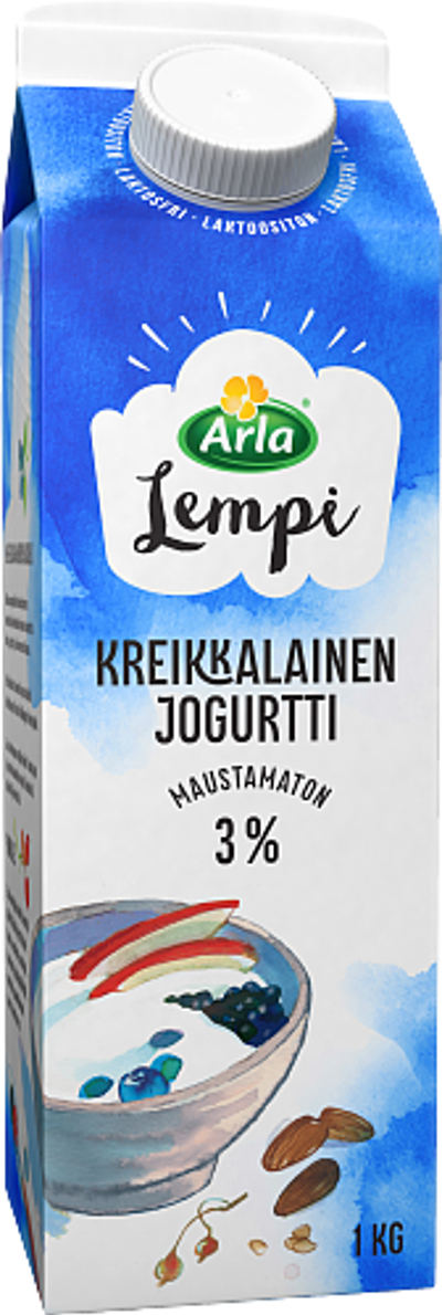 Kreikkalainen jogurtti laktoositon