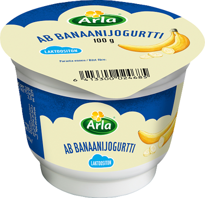 AB-banaanijogurtti laktoositon