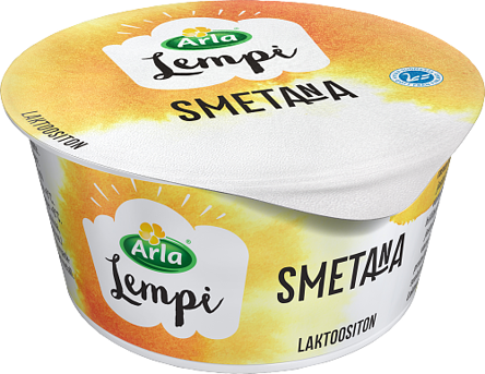 Smetana laktoositon