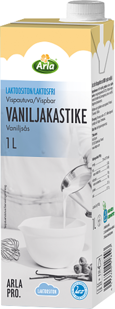 Arla Pro Vaniljakastike 1 L (UHT) laktoositon