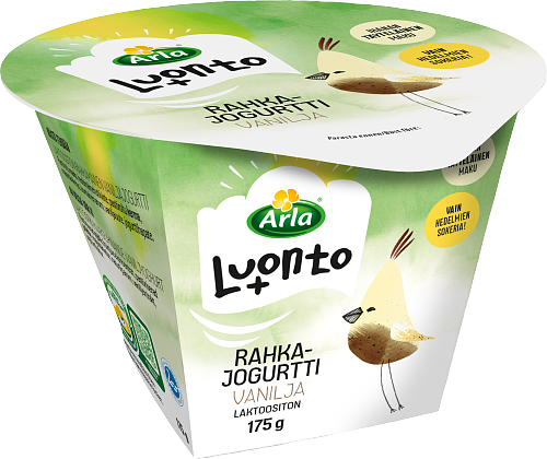 Arla® Luonto+ Vaniljarahkajogurtti laktoositon 175 g