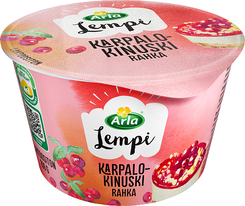 Arla® Lempi Rahka karpalo-kinuski laktoositon 200 g