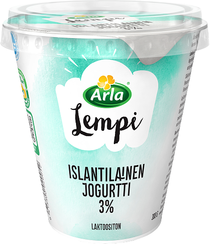 Tarjoiluun Arla® Lempi Islantilaista jogurttia