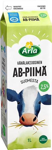 Arla® AB piimä 2,5% vähälaktoosinen
